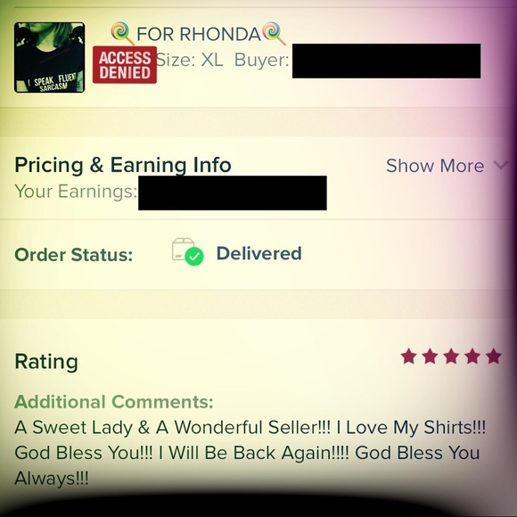 BNWT "I SPEAK FLUENT SARCASM" TEE - Picture 5 of 5